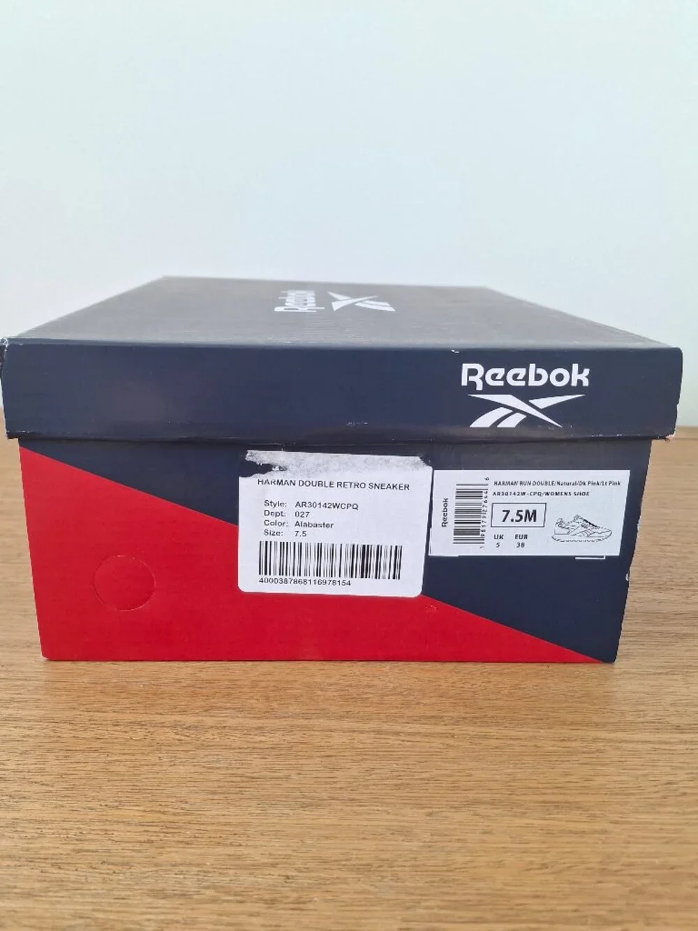 (New) Reebok‎ – Harman Run Double Retro Suede Sneakers (Alabaster) – Women's 7.5